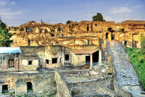 L'histoire de Pompéi a expliqué aux enfants