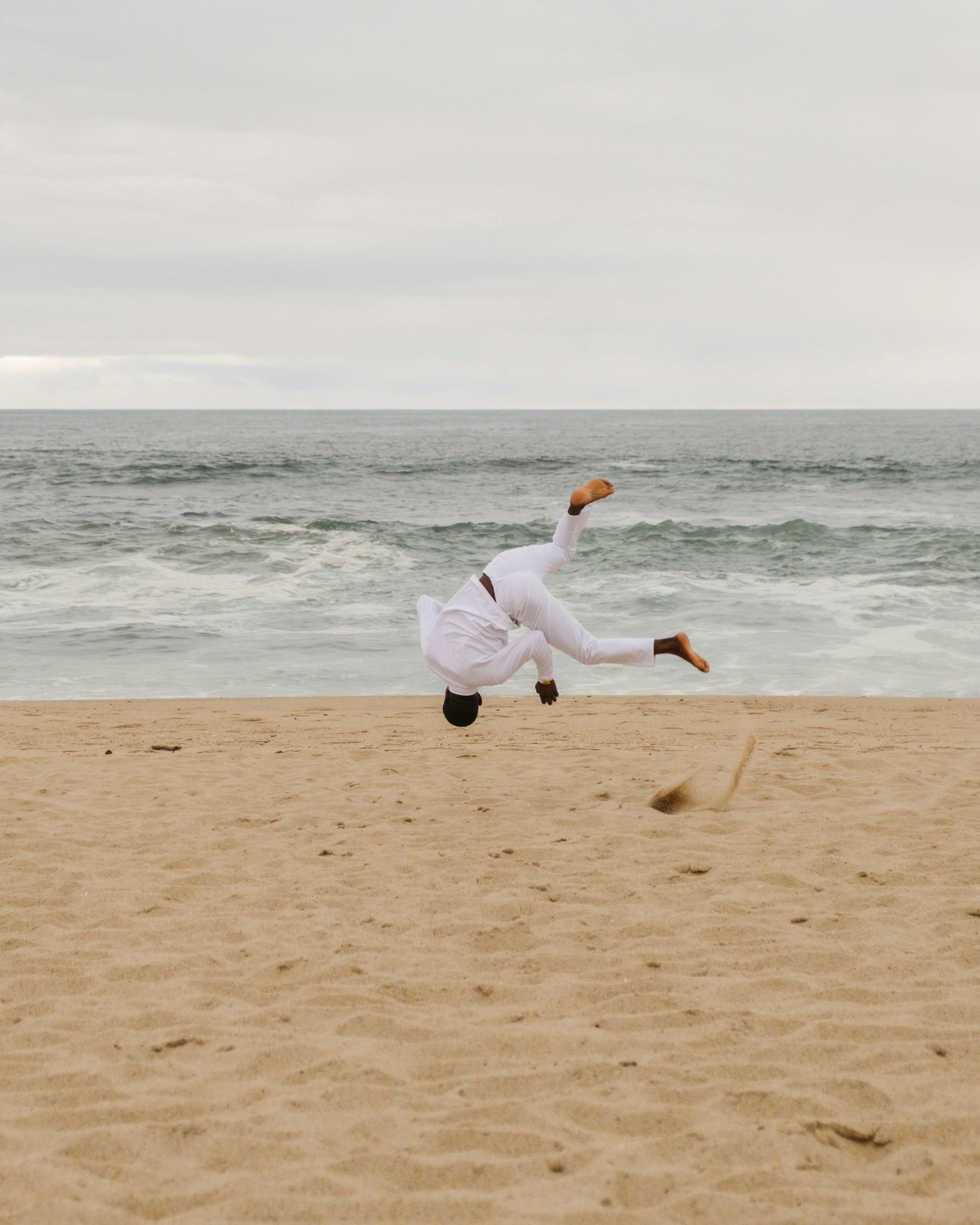 Capoeira sur la plage